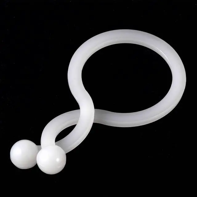 Alt view image 4 of 5 - Nylon Reusable Twist Tie Cable Clips White 10mm x 30pcs, 18mm x 20pcs