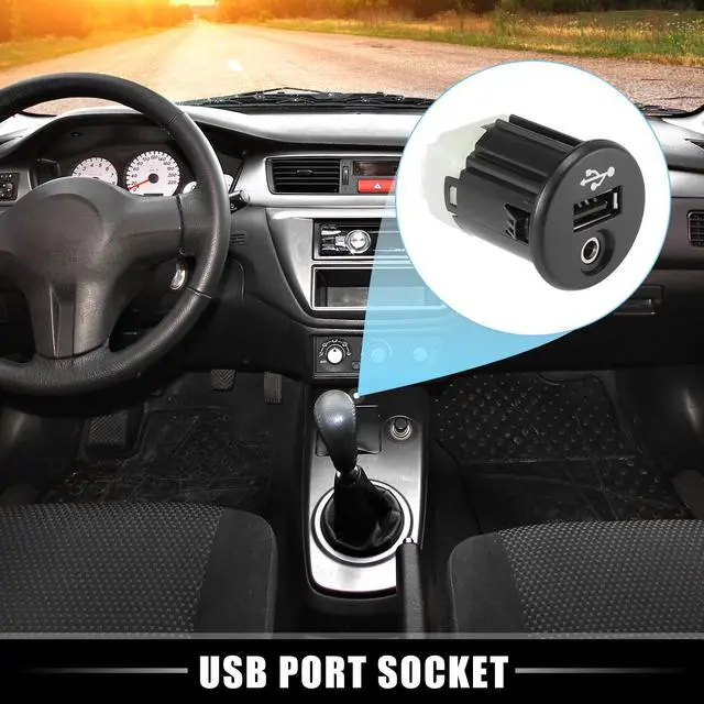 Alt view image 2 of 6 - 28023-BH00A Car USB Auxiliary Plug Port Socket Aux USB Port for Nissan NV1500 NV2500 NV3500 Juke