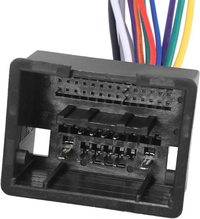 Alt view image 6 of 6 - DC 12V Car Female CD Radio Wire Harness Adapter Connector for Chevrolet Cruze