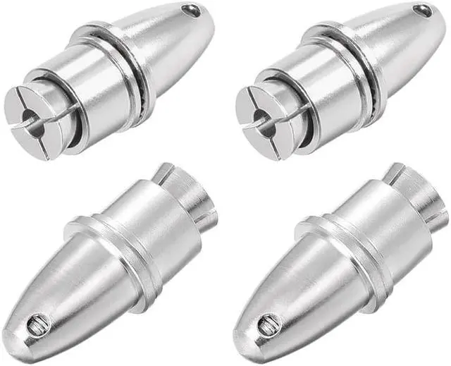 Alt view image 5 of 8 - 4PCS RC Airplane Spinners Propeller Adapter Saver for Shaft Brushless Motor (3mm Aperture and 5mm Output Axle)