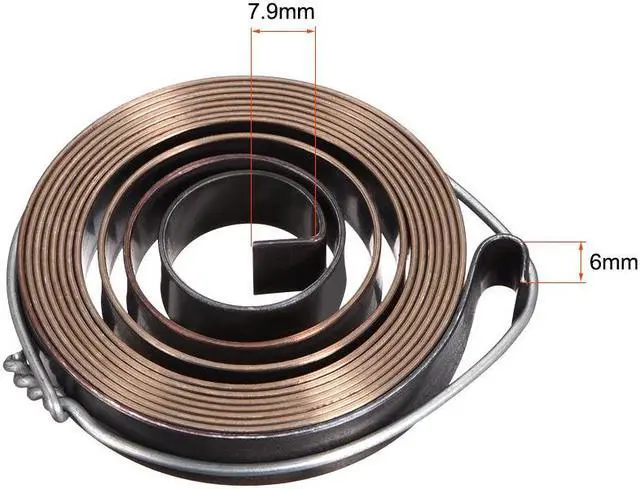 Alt view image 4 of 4 - 2PCS Drill Press Spring Quill Feed Return Coil Spring 1540mm 56x10x1mm