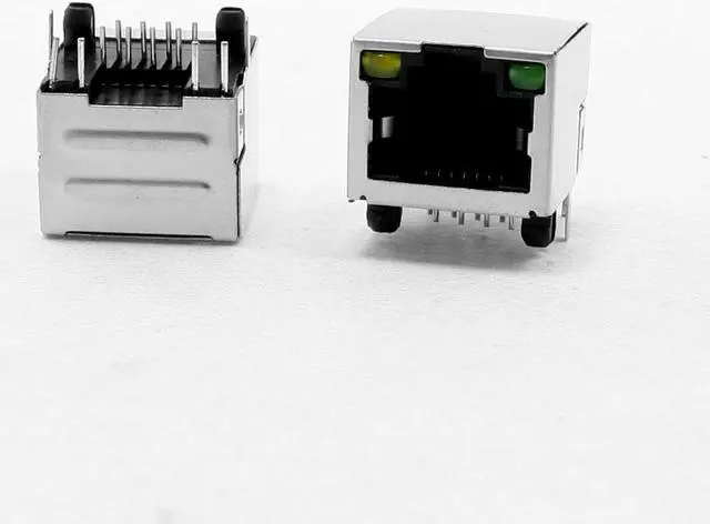 Main image of 20 x RJ45 8P8C 8-Postion 8-Contact LED Jack Shielded Female Connector Port