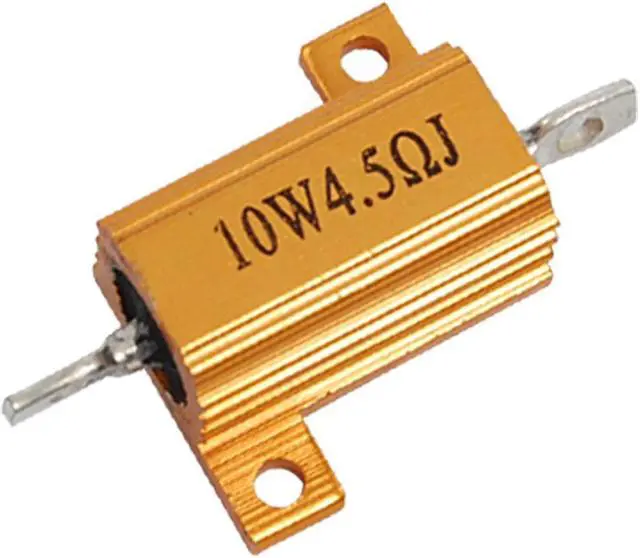 Main image of Unique Bargains Aluminum 10W 4.5 Ohm 5% Wire Wound Resistor Resistance