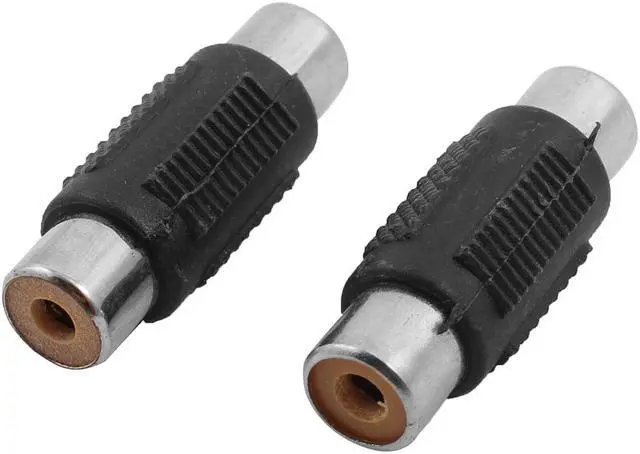 Alt view image 2 of 2 - Audio Video Cable Wire RCA Female to Female Connector Coupler Jack Adapter 10pcs