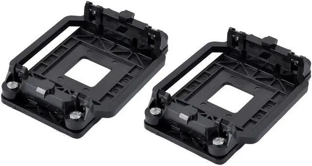 Main image of 2pcs Plastic CPU Fan Stand Bracket Base Socket Black for AMD AM2 AM3 AM2+ AM3+