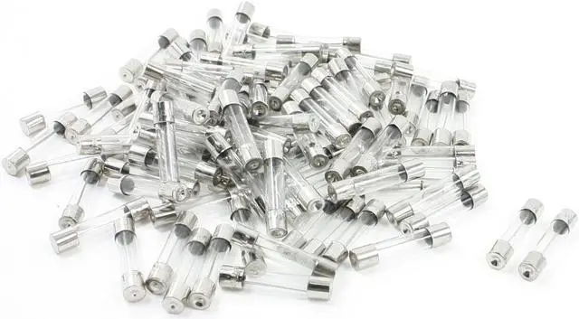Main image of 100pcs 6 x 30mm Low Breaking Fast Blow Glass Tube Fuses 250V 15A