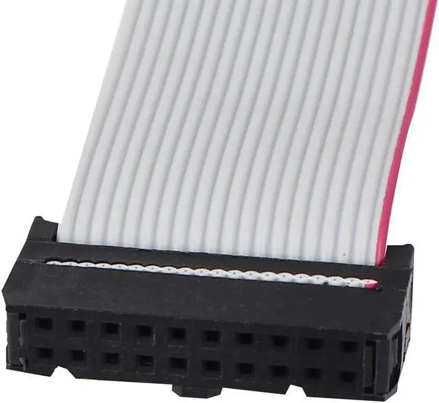 Alt view image 3 of 3 - 2pcs 2.54mm 20-Pin Female to Female IDE PATA Extension Flat Ribbon Cable 50cm