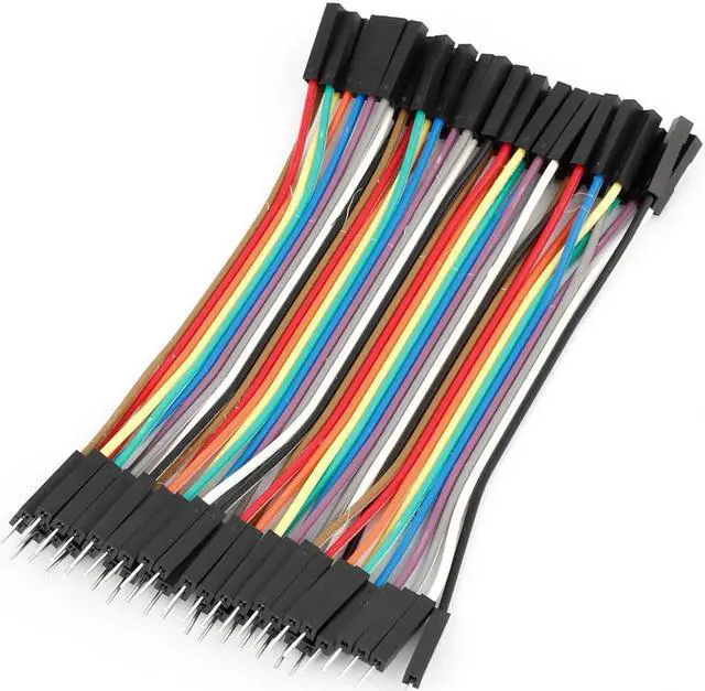 Main image of Male to Female 40Pin Connector Test Jumper Cable Wire 10 x 2.54mm