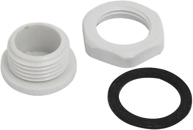 Alt view image 3 of 3 - M18 Nylon Male Threaded Cable Gland Screw End Cap Cover Gray Black 10pcs