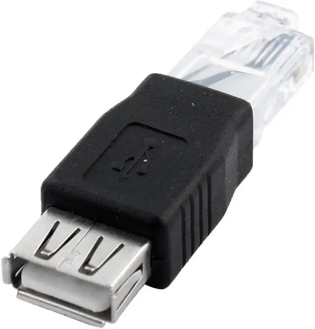 Alt view image 2 of 2 - Unique BargainsUSB 2.0 Female to RJ45 Male Ethernet Adapter Converter Connector