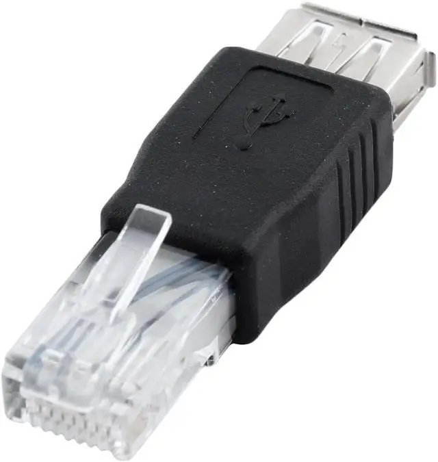 Main image of Unique BargainsUSB 2.0 Female to RJ45 Male Ethernet Adapter Converter Connector