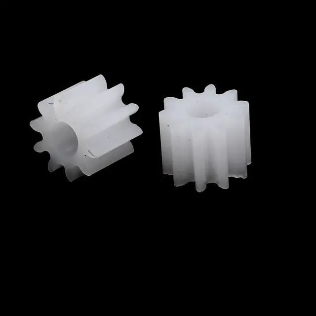 Alt view image 2 of 2 - 20PCS 10 Teeth 2.5mm Hole Diameter Plastic Gear Wheel for RC Toy Car