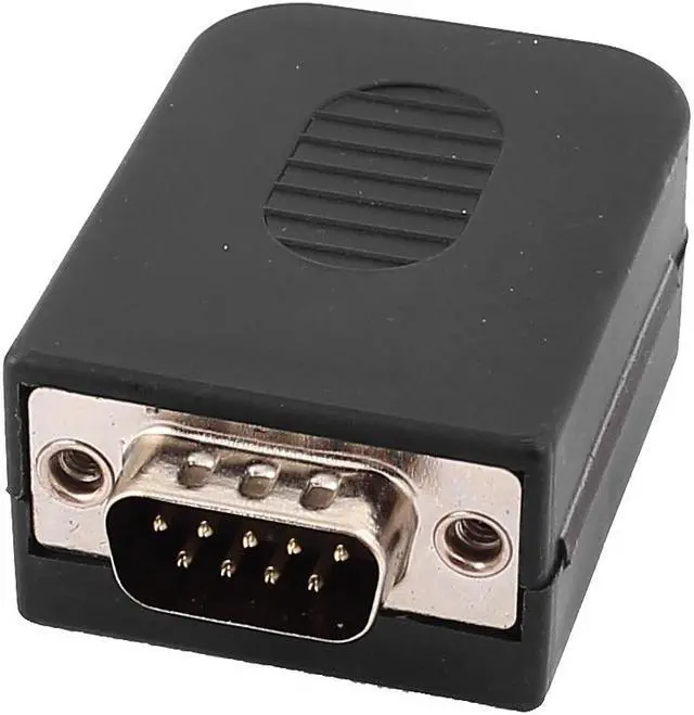 Main image of Unique Bargains DB9 9-Pin VGA Male Plug Socket D-SUB 2 Row Type Connector Adapter