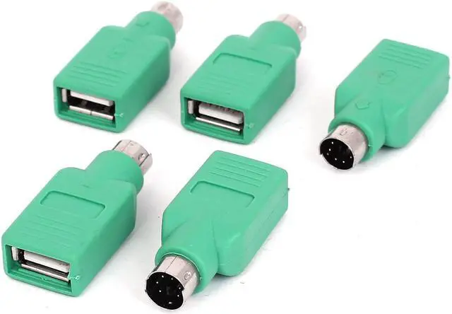 Main image of PS/2 to USB Adapter Converter Connector Blue for Keyboard Mouse