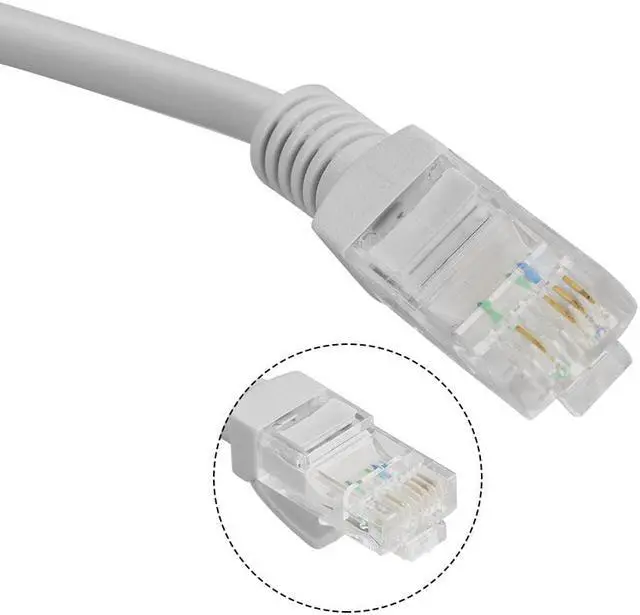 Alt view image 4 of 4 - Unique Bargains 16ft Cat5e Network Ethernet LAN/Power Extension Cable for CCTV Security Cameras