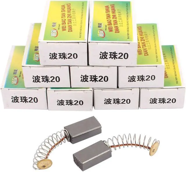 Main image of 10 Pairs Replacement Carbon Brushes 14mm x 8mm x 5mm for Electric Motor