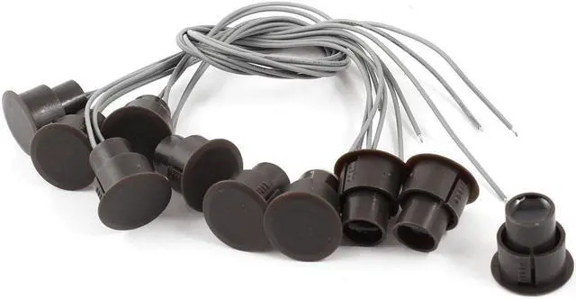 Main image of 5 Pcs Recessed Door Window Security Magnetic Reed Switch Alarm Normally Open