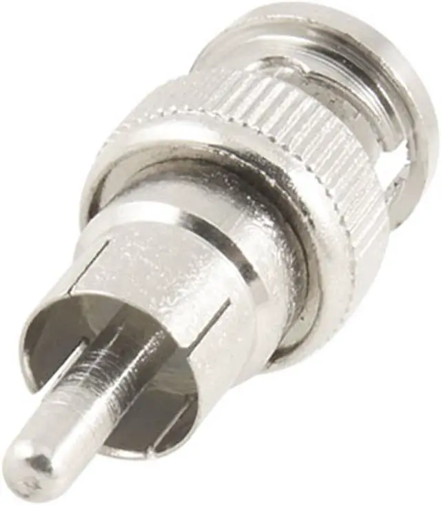 Main image of Unique Bargains 2 Pcs BNC to RCA Male M/M Coaxial Cable AV Adapter Connector