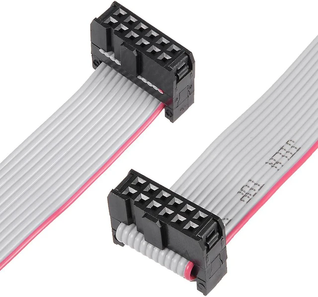 Alt view image 5 of 5 - IDC 12 Pins Connector Flat Ribbon Cable Female Connector Length 30cm 2.54mm Pitch,5pcs