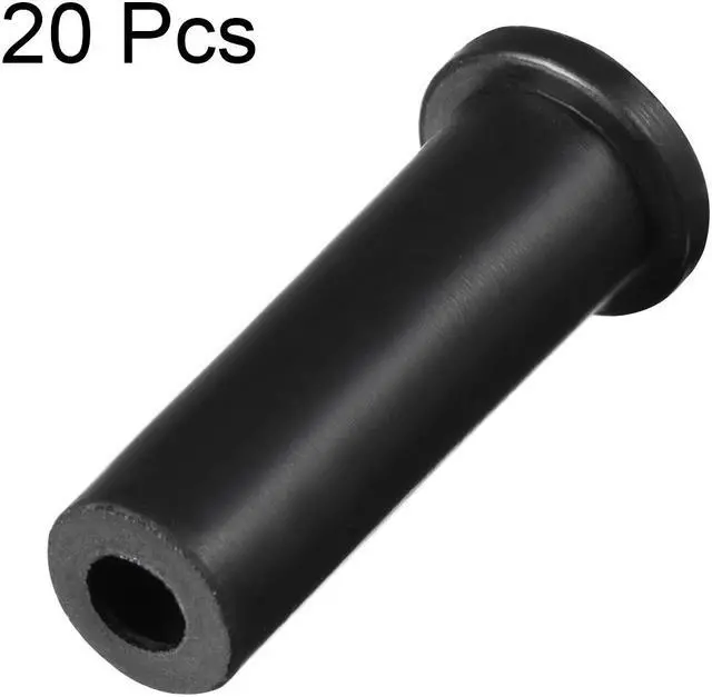Alt view image 2 of 4 - 20pcs 10-6mm PVC Strain Relief Cord Boot Protector 39mm for Power Tool Black