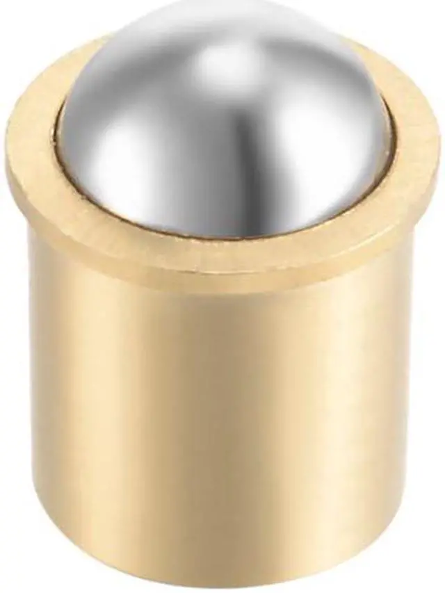 Alt view image 3 of 4 - 11mm Ball Dia Brass Electroplating Door Cabinet Ball Catch Latch Closures 5pcs