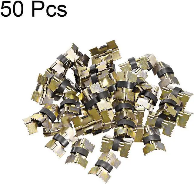 Alt view image 3 of 3 - Spring Loaded Hinges for Glasses Case Jewelry Wooden Box 20mm Length 50pcs