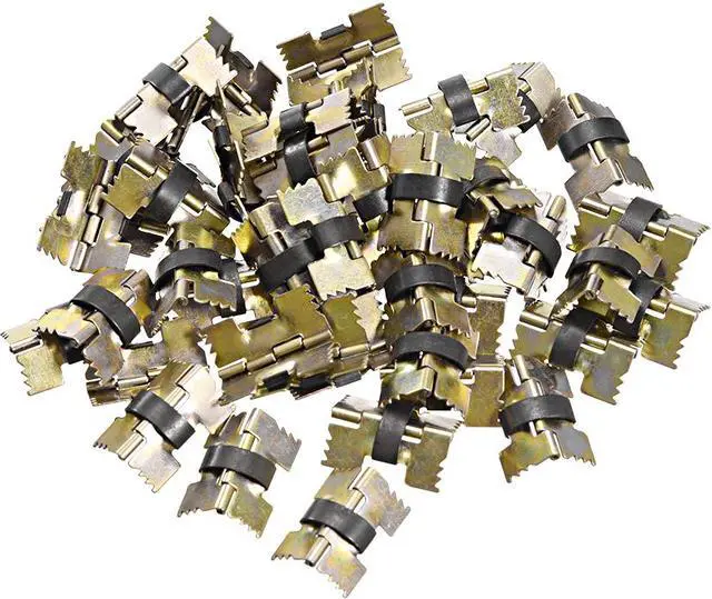 Main image of Spring Loaded Hinges for Glasses Case Jewelry Wooden Box 20mm Length 50pcs