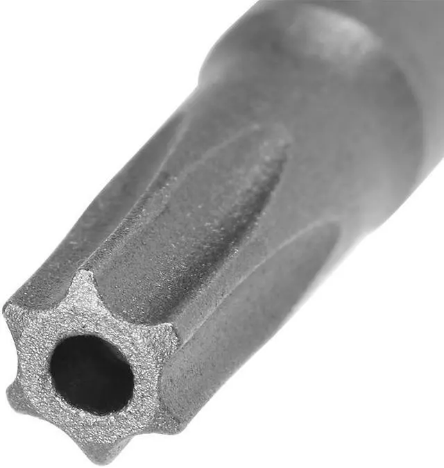 Alt view image 3 of 4 - 10pcs 50mm 1/4'' Hex Shank T20 Magnetic Torx Head Security Driver Bits S2