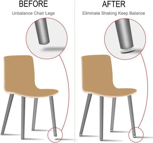Alt view image 5 of 7 - M8 x 20 x 50mm Leveling Feet Adjustable Leveler Pad for Furniture Desk Leg 8pcs