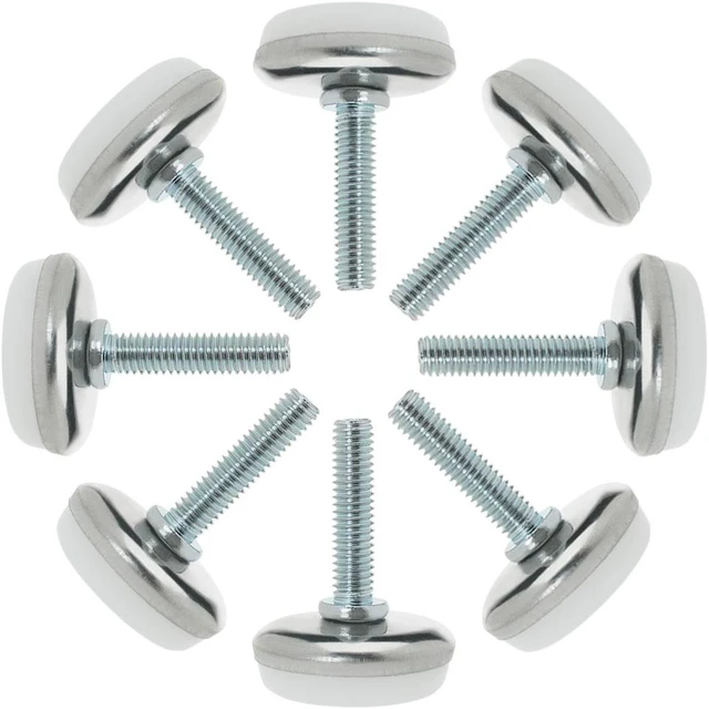 Main image of M6 x 25 x 30mm Leveling Feet Adjustable Leveler for Desk Chair Machine Leg 8pcs