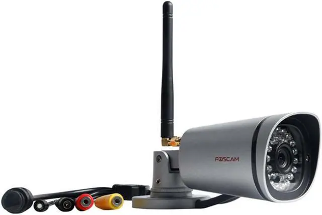 Alt view image 10 of 11 - Foscam FI9900P Outdoor Full HD 1080P Wireless Night Vision WDR IP Security Camera (Silver)