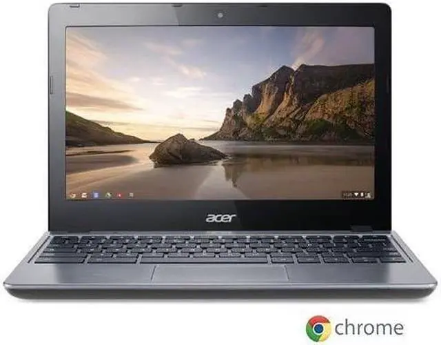 Alt view image 6 of 7 - Acer Chromebook C720 11.6" Intel Celeron 2955U 1.4GHz 2GB 16GB SSD Chrome OS