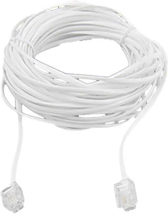 Main image of 10M 23.8Ft RJ11 Modular Telephone Phone Cables Wire