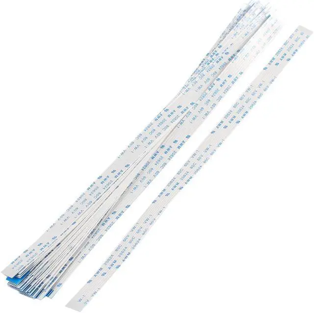 Main image of Unique Bargains 20Pcs 1.0mm Pitch 8 Pin AWM 80C 60V VW-1 Flexible Flat Cable FFC FPC 200mm