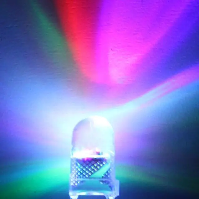 Alt view image 4 of 4 - 100pcs 3mm Colorful Slow Flashing LED Diode Electronics Emitting Light 3-3.4V