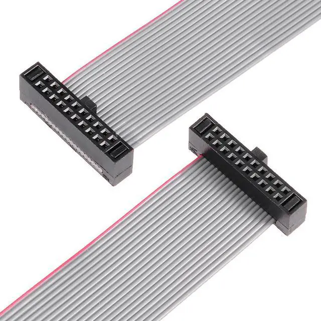 Alt view image 5 of 7 - IDC 16 Pins Connector Flat Ribbon Cable Female Connector Length 30cm 2.54mm Pitch,5pcs