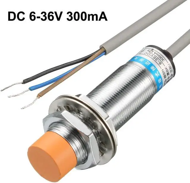 Alt view image 2 of 5 - Unique Bargains 1-10mm Capacitance Proximity Sensor Switch PNP NC DC6-36V 300mA 3-wire