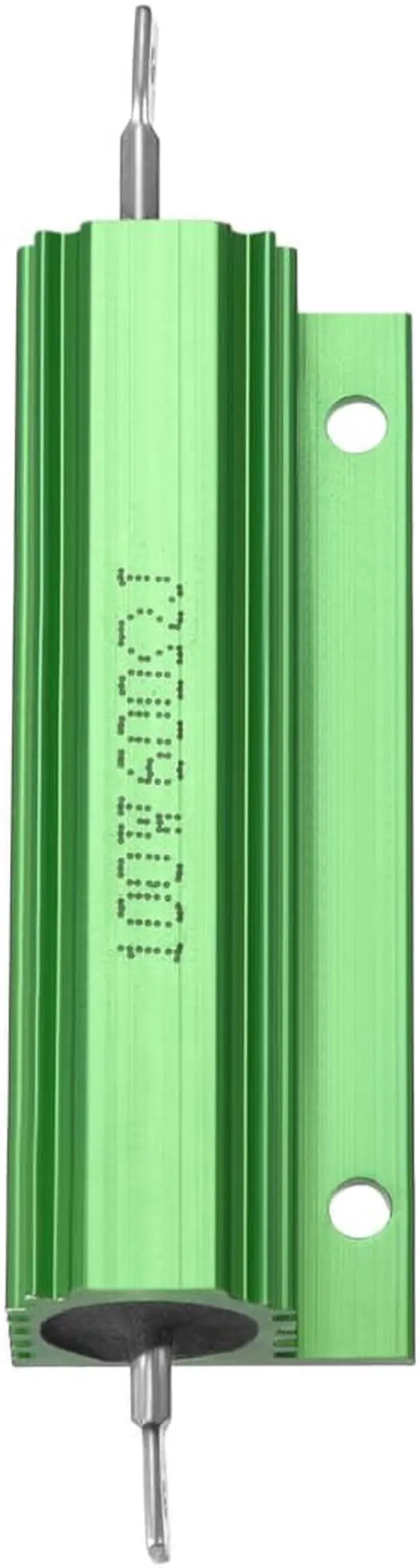 Alt view image 2 of 4 - Unique Bargains 2Pcs Aluminum Case Resistor 100W 600 Ohm Wirewound for LED Replacement Converter