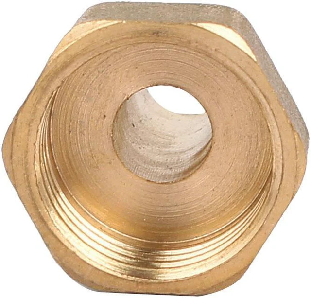 Alt view image 2 of 2 - G1/2 Female Thread 10mm Dia Barbed End Brass Hose Barb Fittings Jointers 2pcs