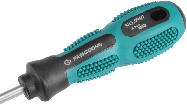 Alt view image 4 of 4 - #2 Phillips Screwdriver 6 Inch Round Shaft Non Slip Comfortable Handle