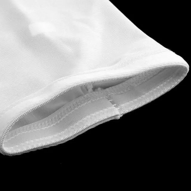 Alt view image 6 of 7 - Unisex Golf Basketball Sports Sun Protection Cover Arm Sleeves White XL Pair
