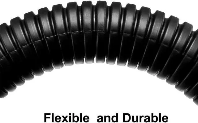 Alt view image 4 of 5 - Unique Bargains 20M 13mm Outside Dia Corrugated Bellow Conduit Tube for Electric Wiring Black