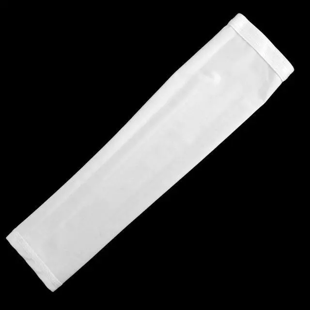Alt view image 5 of 7 - Unisex Golf Basketball Sports Sun Protection Cover Arm Sleeves White XL Pair