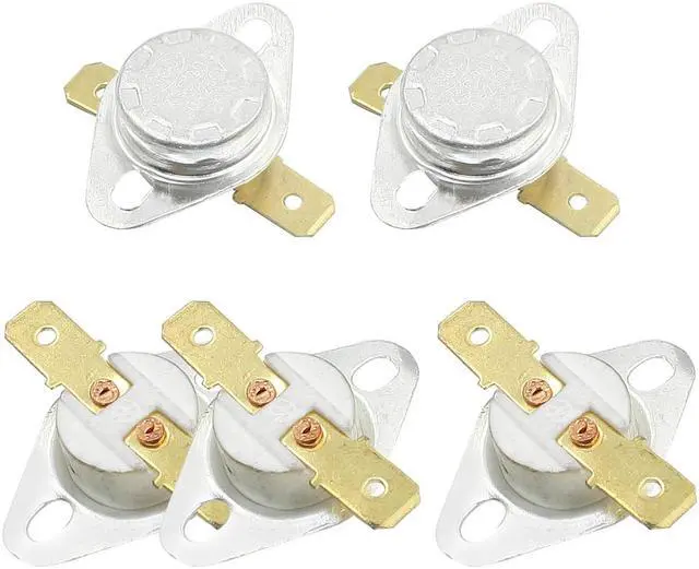 Main image of Unique Bargains 5 Pieces 16mm Dia Ceramic Thermostat NC Temperature Switch KSD301 150C