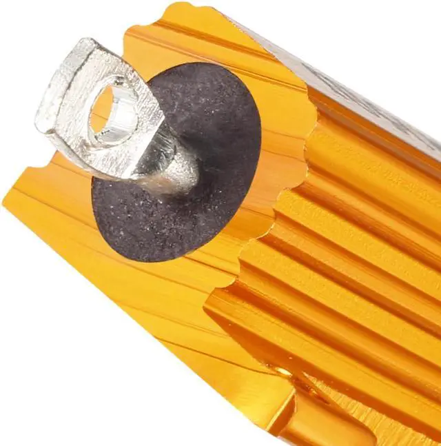 Alt view image 4 of 4 - Unique Bargains Aluminum Case Resistor 10W 120 Ohm Wirewound for LED Converter Rod Post 10W120RJ