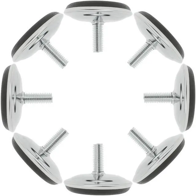 Main image of M8 x 20 x 50mm Leveling Feet Adjustable Leveler Pad for Furniture Desk Leg 8pcs