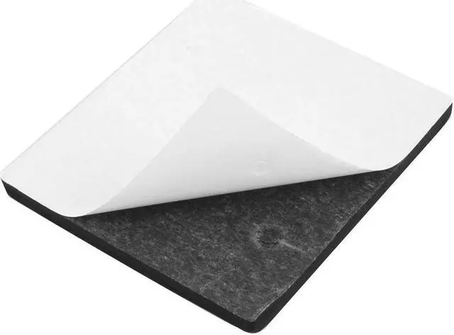 Alt view image 3 of 3 - Foam Rectangle Self Adhesive Replacement Sander Back Pad Mat Black 10 Pcs