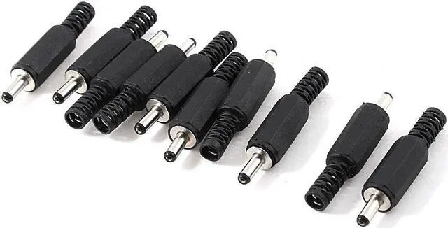 Main image of Unique Bargains 10 Pcs 3.5mmx1.1mm DC Plug Cable Jack Power Supply Male Connector