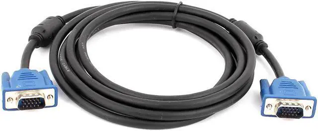 Main image of Blue 15 Pin SVGA VGA Adapter Monitor M/M Male To Male Cable Cord For PC TV 2.7M