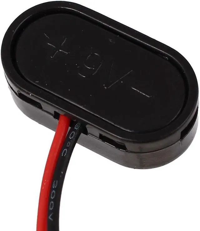 Alt view image 4 of 4 - 9 Volt Battery Buckle Clip Holder Boat Type Connectors Lead Wire Cord 2 Pcs